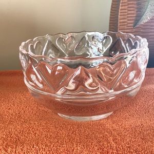 Tiffany and Co. Hearts glass bowl